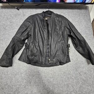 Street & Steel Runaway Women's Jacket Black | XL‎ W/ Arm Armour Pads *no Hood
